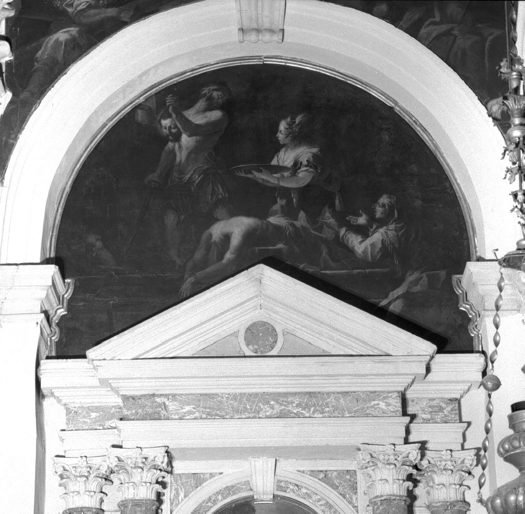 Decapitazione di San Giovanni Battista - chiesa di S. Benedetto e santa Scolastica, Veneziaù